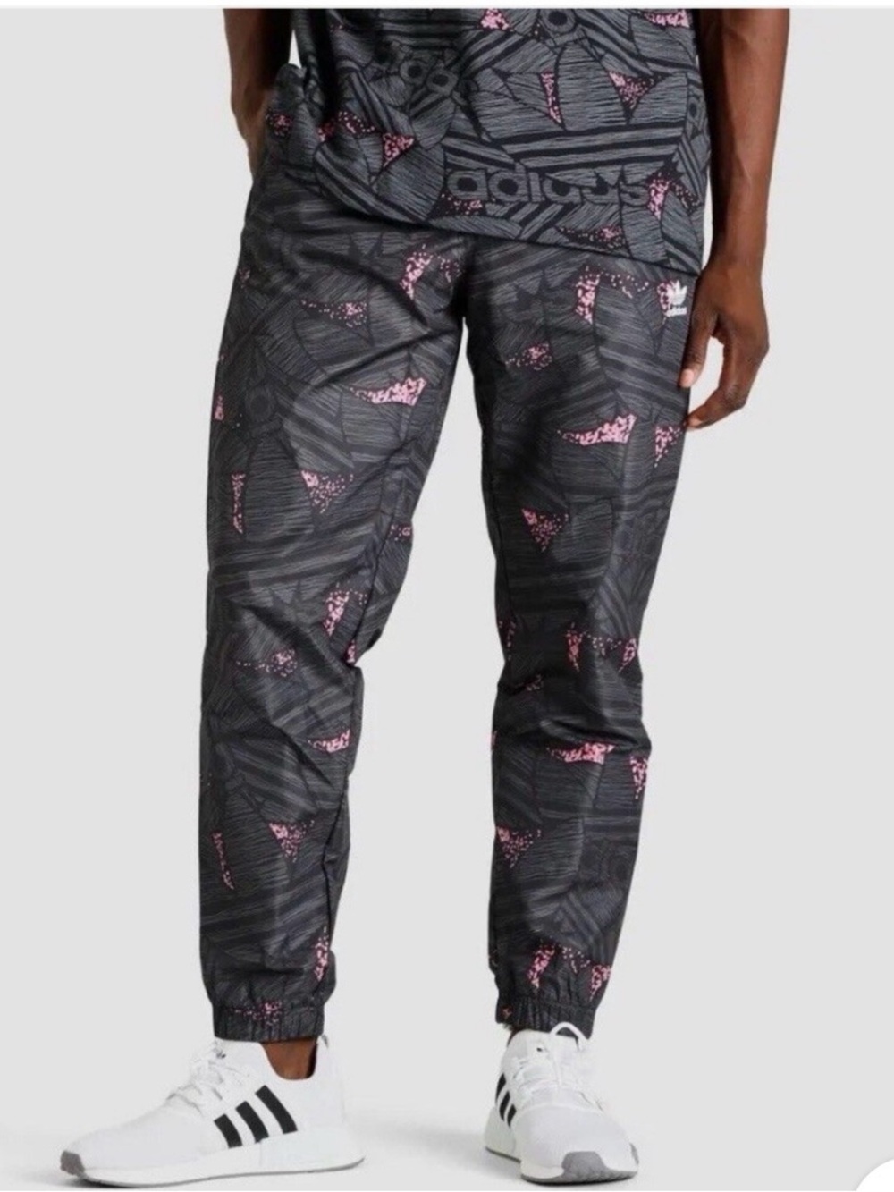 adidas Originals Men's Rekive Trefoil Allover Print Track Pants Size XL